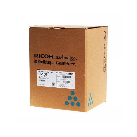 Ricoh Pro C5100/C5110 Cyan (828405) - Toner d'encre d'origine