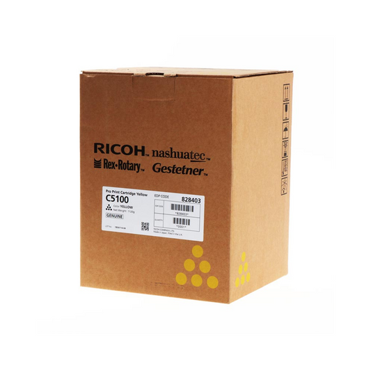 Ricoh Pro C5100/C5110 Jaune (828403) - Toner d'encre d'origine